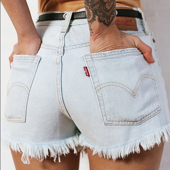 Levi's Pants - Levi's - High Waist Denim Shorts